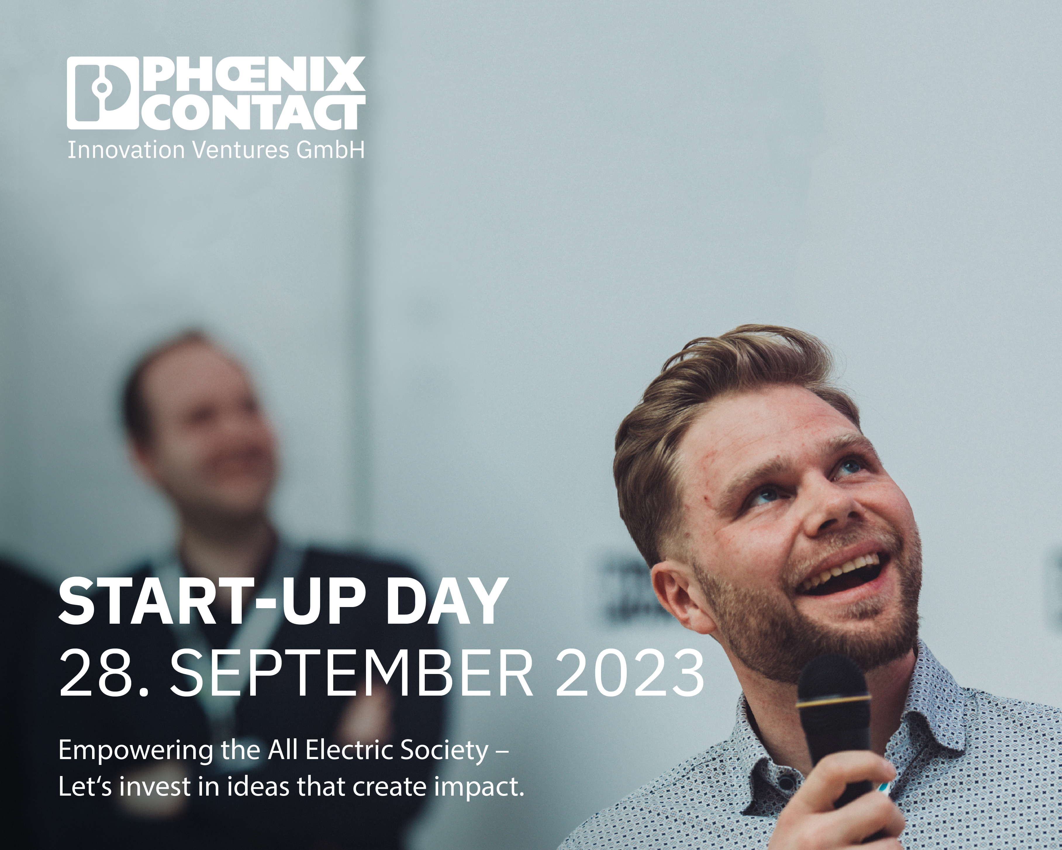 Phoenix Contact Stat-up Day 2023 unter dem Motto „Empowering the All Electric Society: Let’s invest in ideas that create impact“