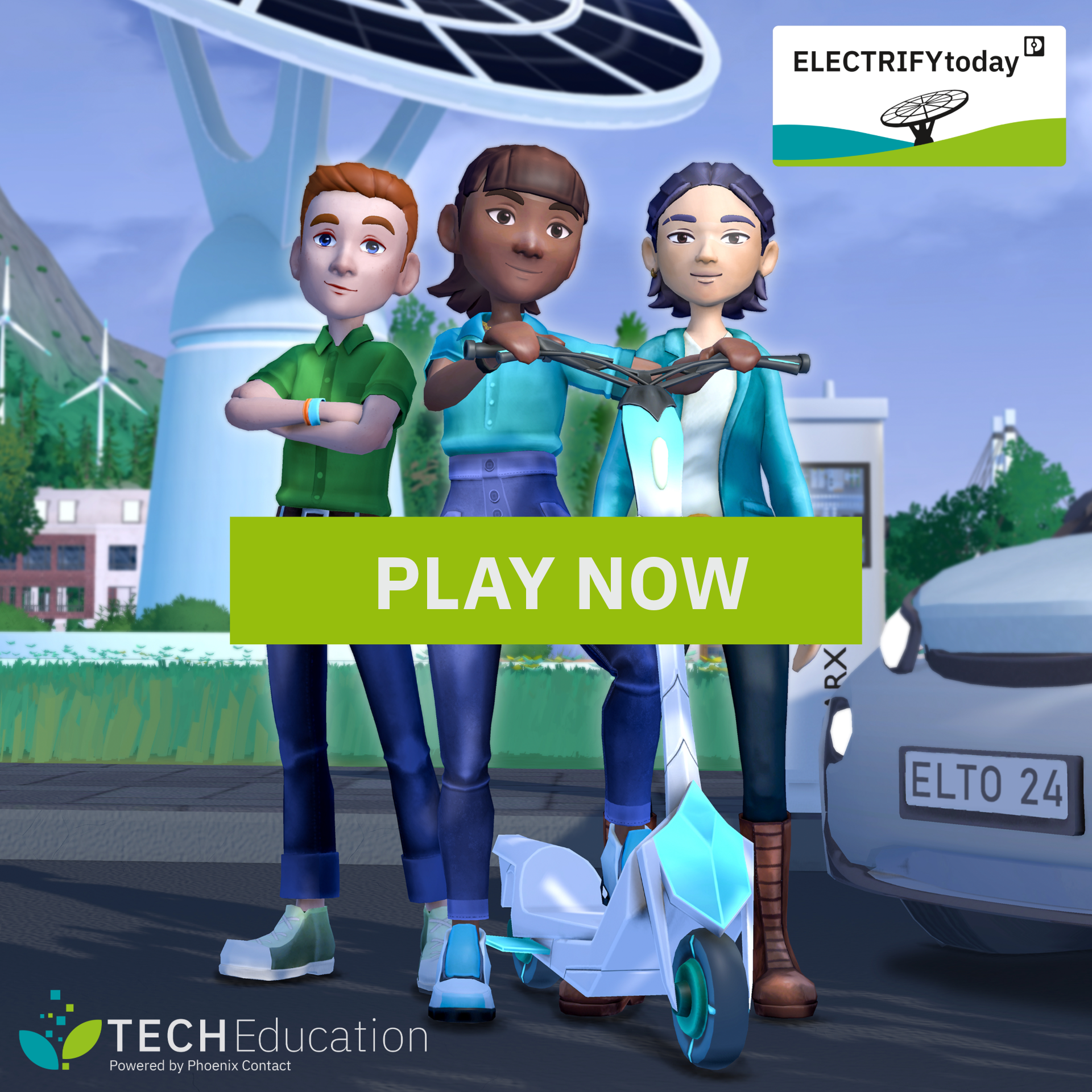 Play now: Serious game ELECTRIFYtoday is available from today